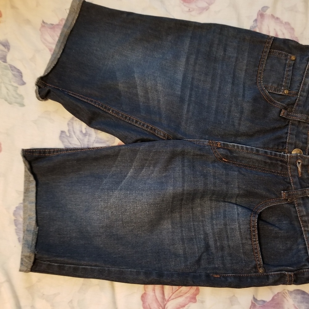 Denim shorts